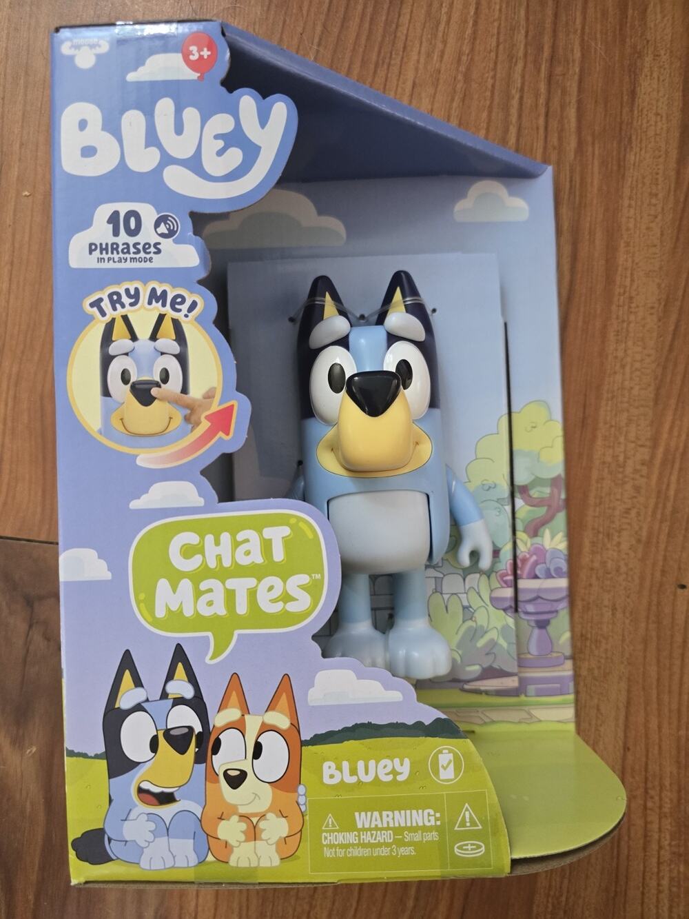 Bluey - Chat Mates Bluey. Says 10 Different Phrases BRAND NEW SEALED S29